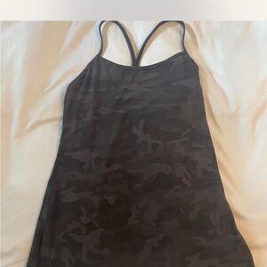 Camo Print Strappy Dress